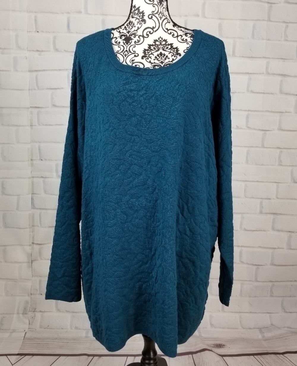 Gramercy 22 size 3x long sleeve textured sweater